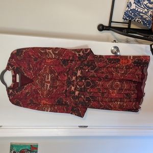 Tory Burch silk pleated dress